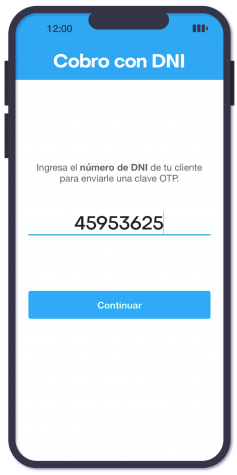 Cobro con DNI