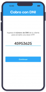 Cobro con DNI